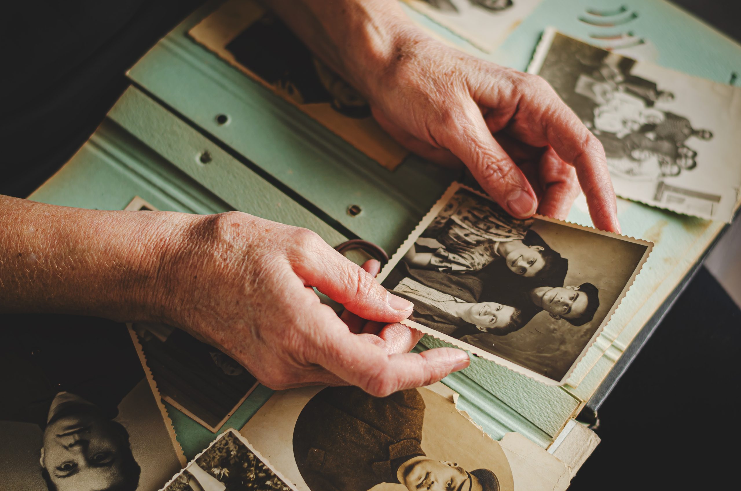 restoring black and white photos in Bloomington